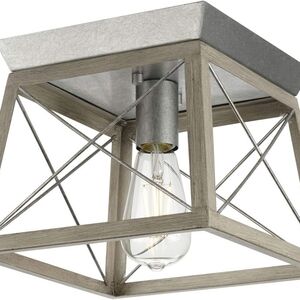 Progress Lighting Briarwood Collection Farmhouse Flush Mount Ceiling